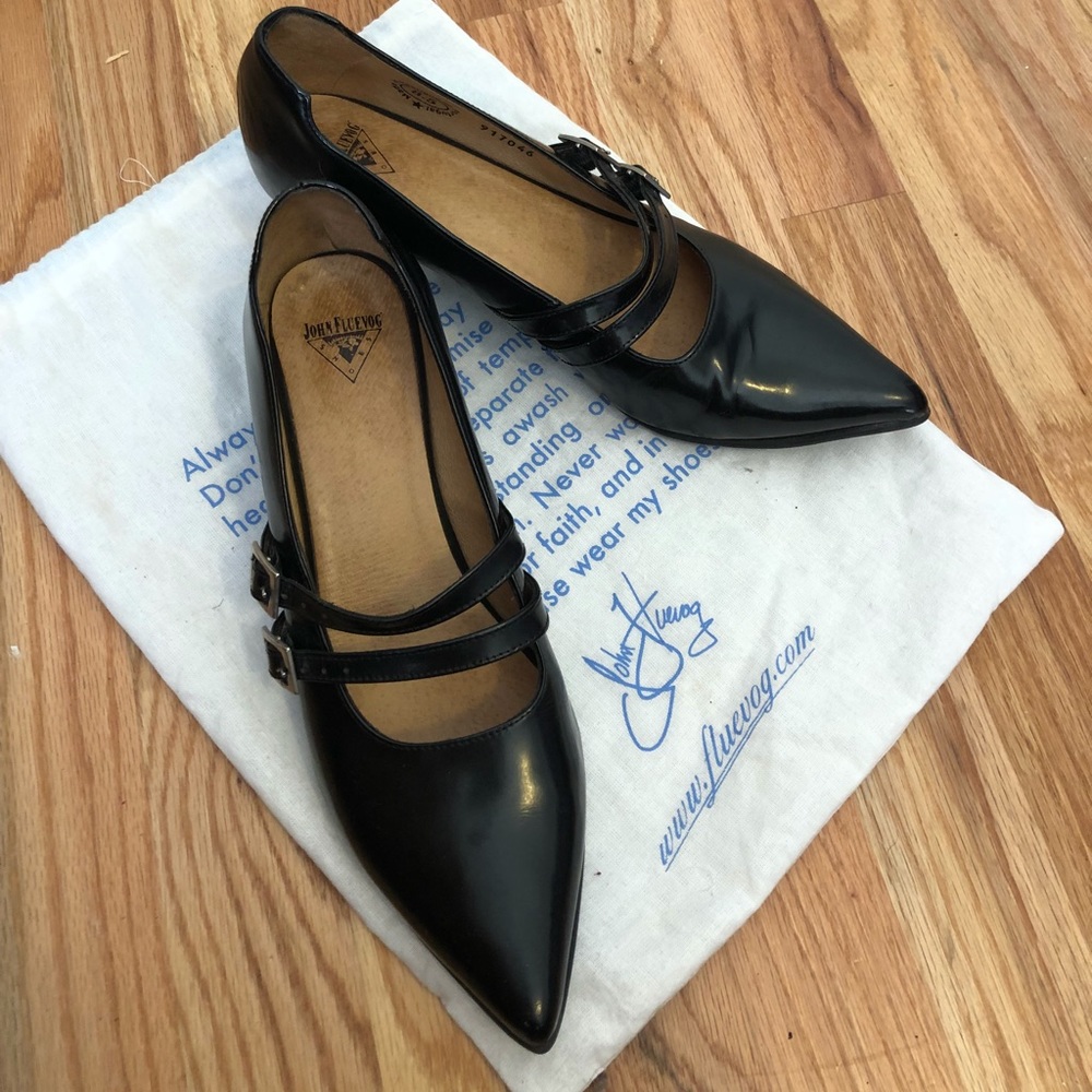 John Fluevog Kitten heels- Half Truths Tanya